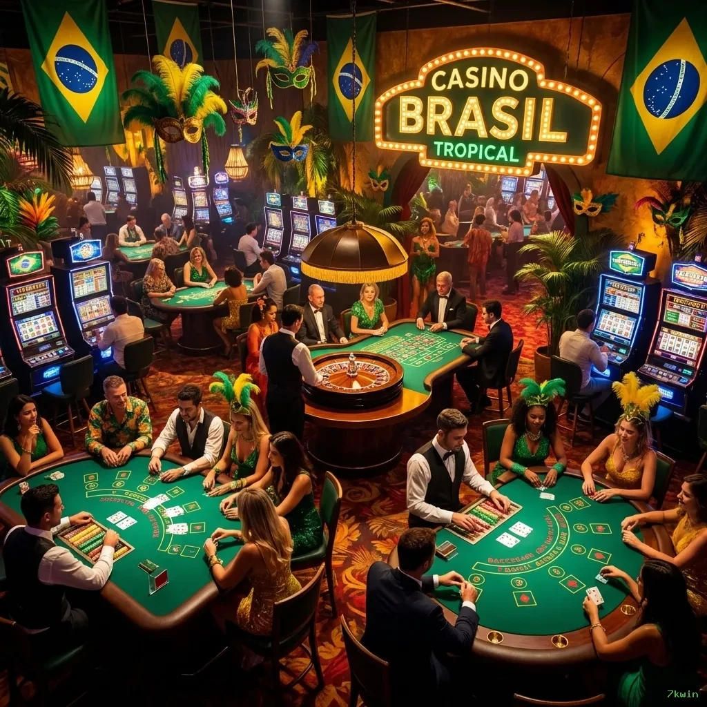 Cassino ao vivo da 7kwin com dealers reais